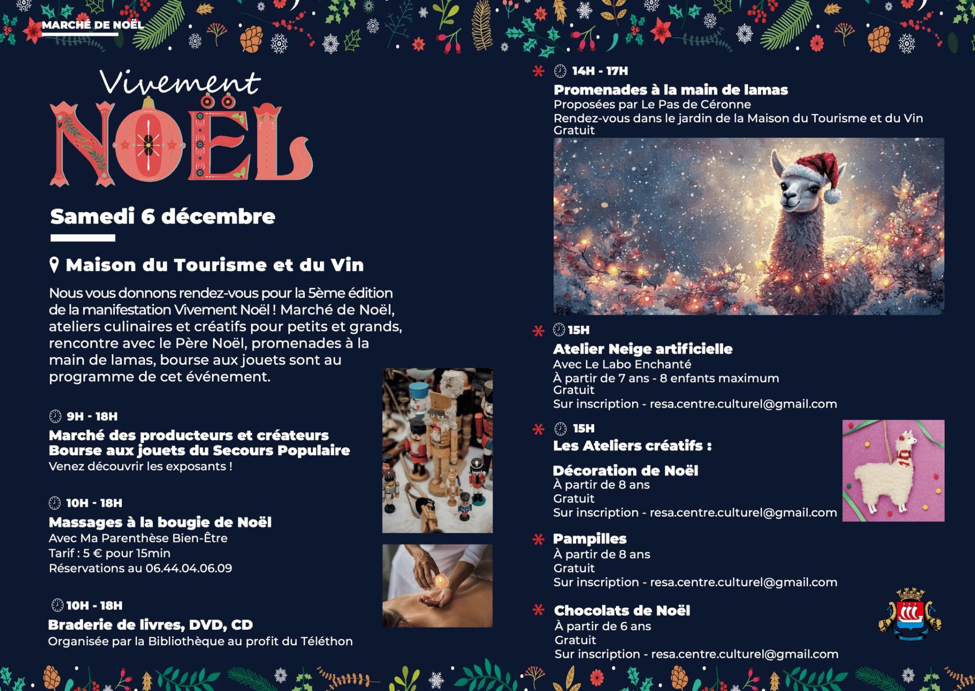 06 12 25 vivement noel pauillac programme