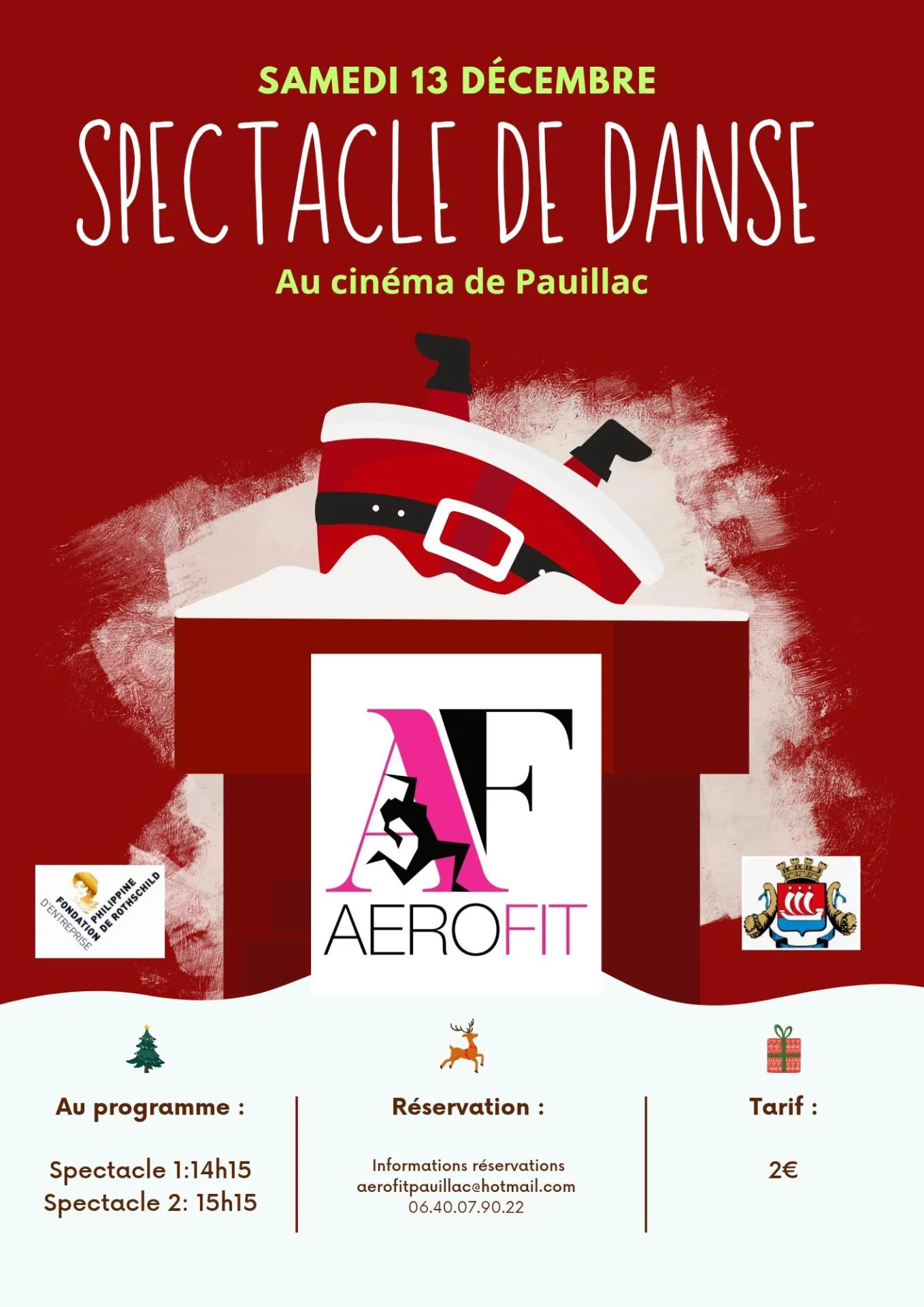 13 12 25 spectacle danse aerofit pauillac