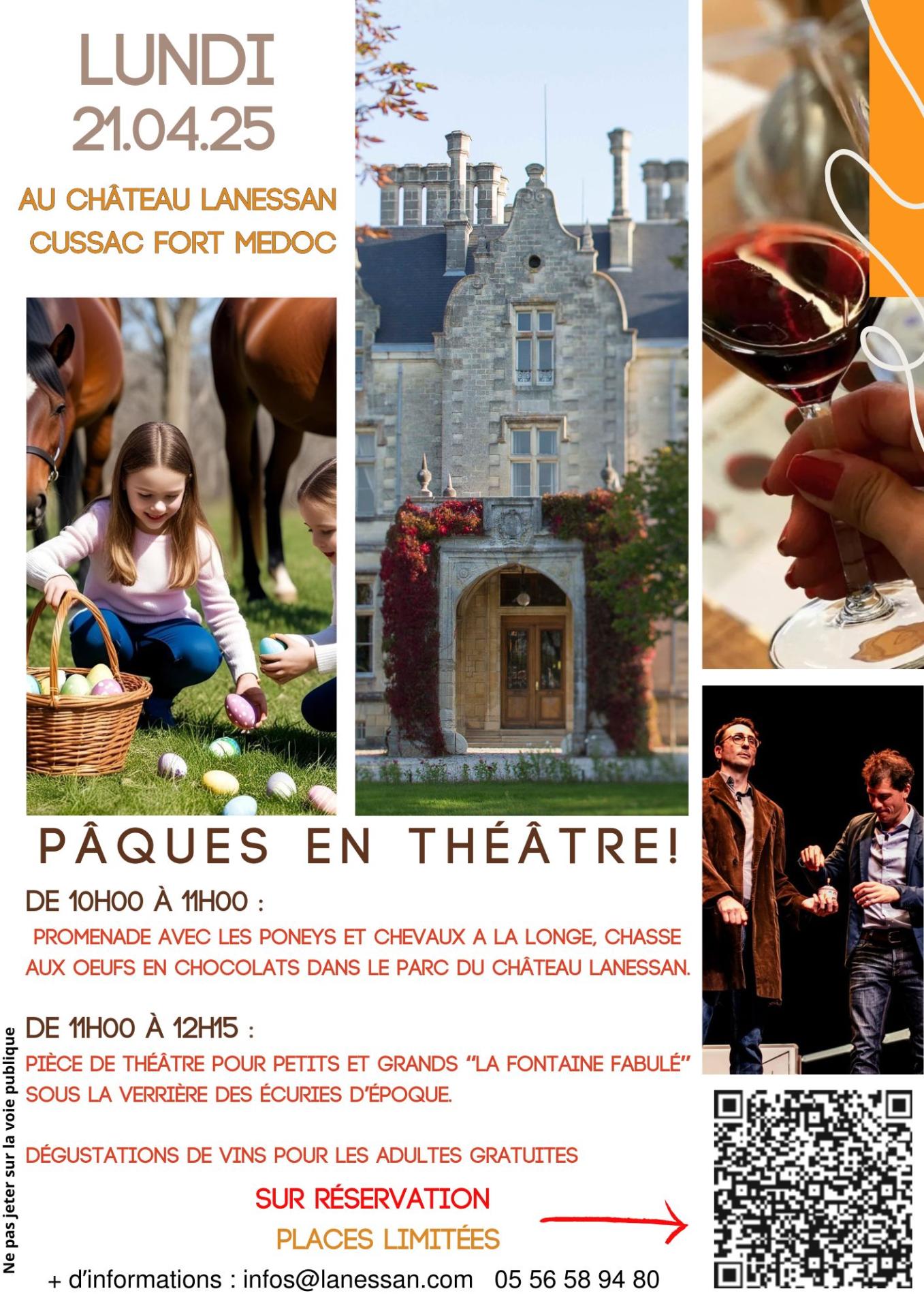 Affiche 21 avril 2025 paques lanessan