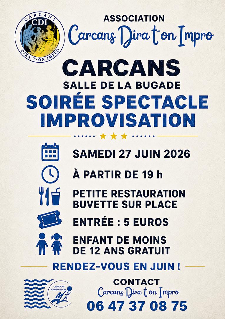 Affiche 27 juin the a tre