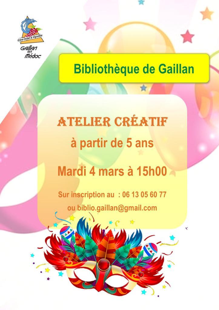 Affiche atelier