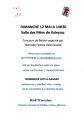 Affiche belote du 12mai