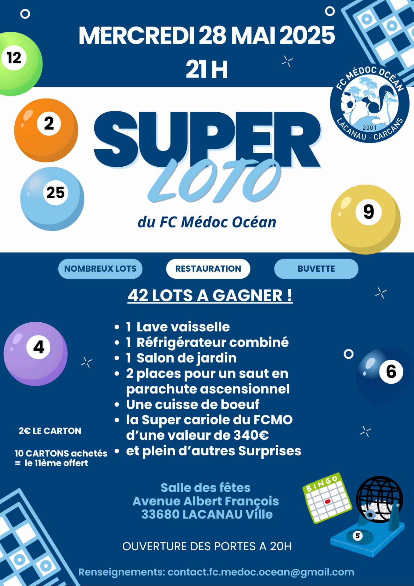 Affiche loto fcmo 2024 2 
