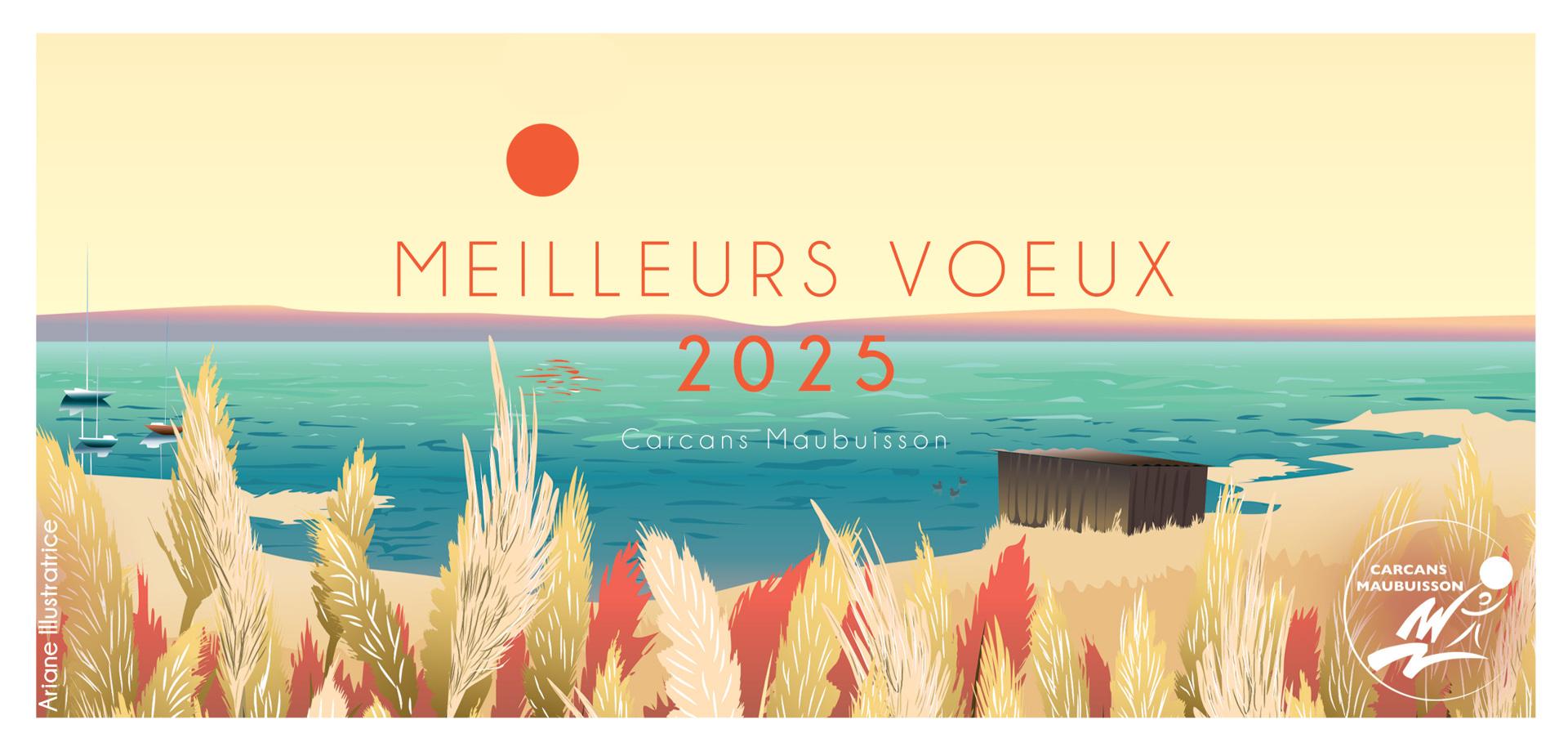 Carte voeux carcans2025