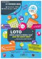Flyer loto 2025 encadrement blanc