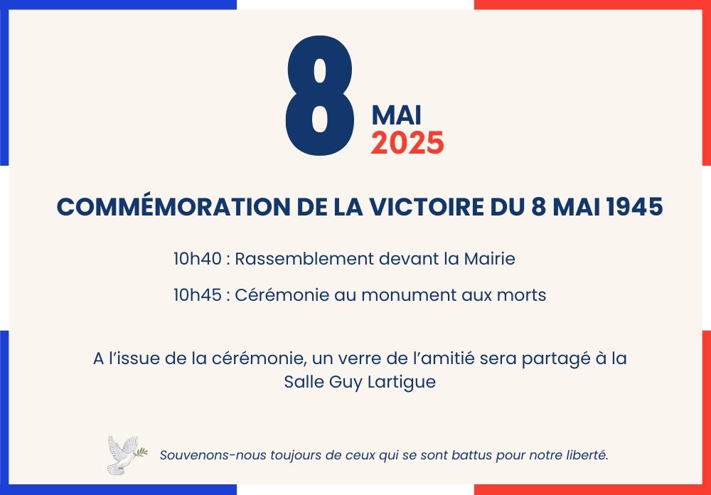 Publication instagram journee du 8 mai message moderne bleu blanc et rouge 1000 x 696 px