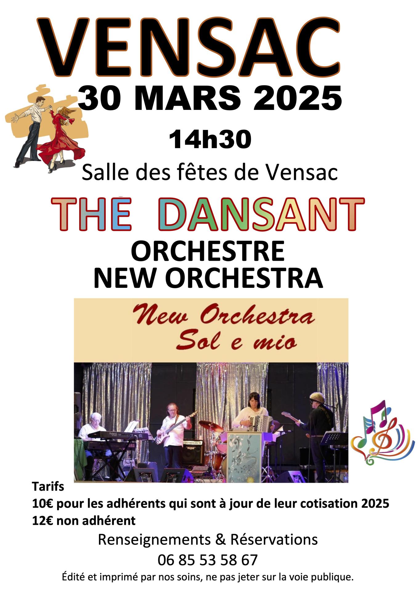 The dansant 30 mars
