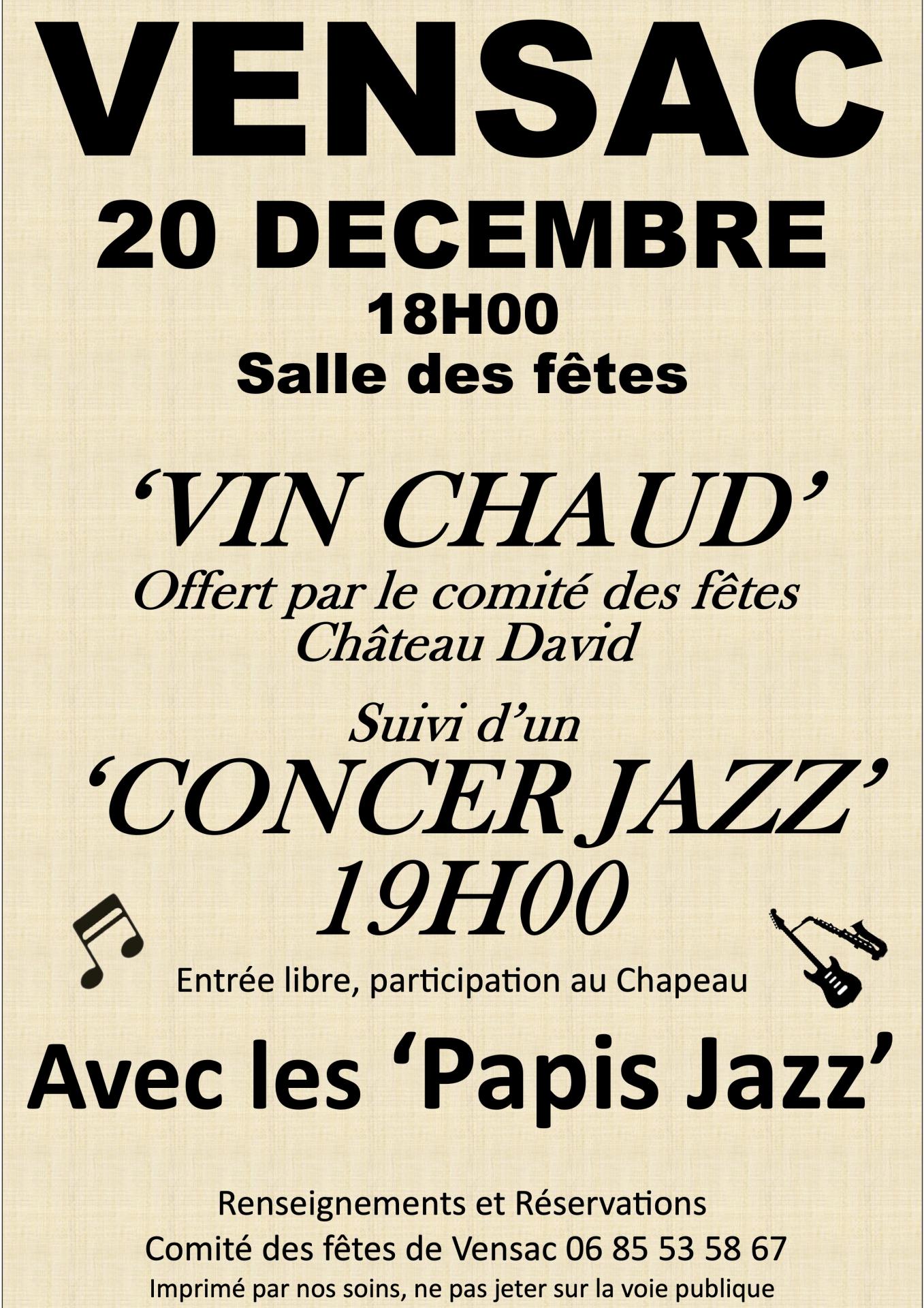 Vin chaud et concert